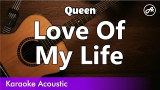 Queen - Love Of My Life (karaoke acoustic)