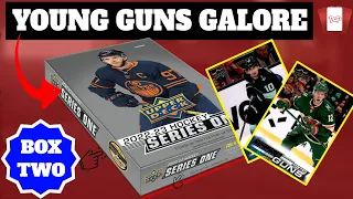 Opening Upper Deck Hockey 2022-23 Series 1 Hobby Box Break - Box 2