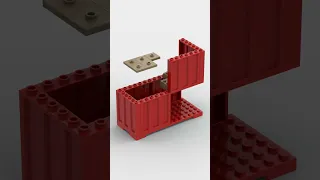 Lego Intermodal Container MOC Build Animation #shorts