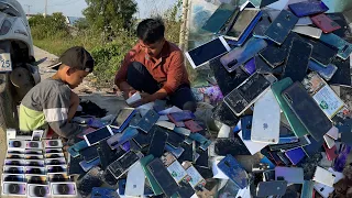 Lucky Men😍😎 Found 200 Used Phone with iPhone 14 Box in The Trash | Restore Realme Cracked Phone