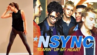 N Sync 'TEARIN' UP MY HEART' Dance Tutorial | andreakswilson