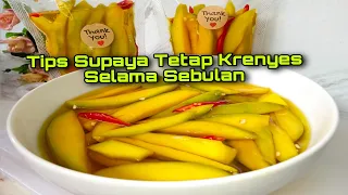 Cara Membuat Manisan Mangga Muda Renyah Dan Enak ⁉️Cuma 2 Bahan Bisa Buat Ide Jualan‼️