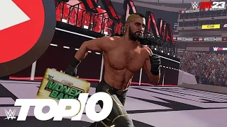 WWE 2K: TOP 10 Best Money in the Bank cash-ins