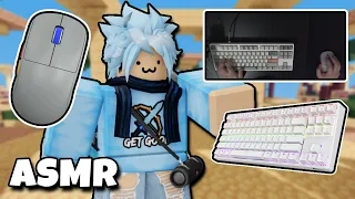 Keyboard & Mouse ASMR With Handcam (Roblox Bedwars)