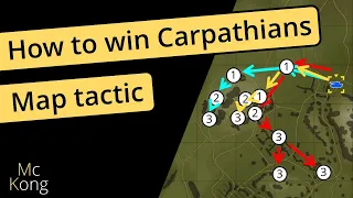 MAP TACTICS in War Thunder - Carpathians KEY POSITIONS for realistic tank battles