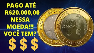 PAGO ATÉ R$20.000.00 NESSA MOEDA!!! (COM ANOMALIAS DESCRITAS NO VÍDEO)