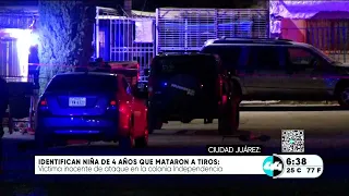 Identifican niña de 4 años que mataron a tiros