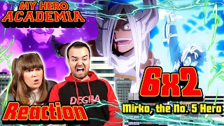 Mirko vs High-End Nomus - My Hero Academia 6x2 Reaction