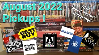 Blu-ray & 4K Pickups - August 2022... Bonus Shout Factory Unboxing!!!