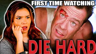 ACTRESS REACTS to DIE HARD (1988) FIRST TIME WATCHING *This is the REAL BEST CHRISTMAS MOVIE EVER!*