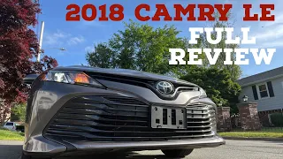 2018 Toyota Camry LE Full review Test drive power train etc