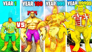 From $1 GOLD HULK into $9,999,999,999 GOLD HULK YEARS in GTA 5 !