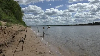 СХОДИЛ НА РЫБАЛКУ С ВЕРНЫМ ДРУГОМ! А п"А"том и с Мишей.