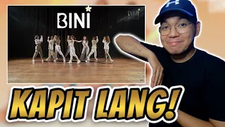 DANCER REACTS to BINI ' Kapit Lang ' Dance Practice │ SARAP IBATO NANG UPUAN! │ POINT TO PEDZ