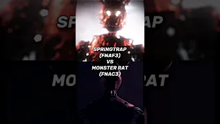 Springtrap vs Monster Rat #fnaf #fnac