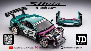 Nissan Silvia S14 Kouki Drift Hot Wheels Custom