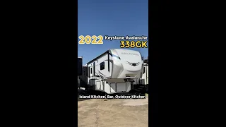 Could you live in this fifth wheel? 2022 Keystone Avalanche 338GK #shorts