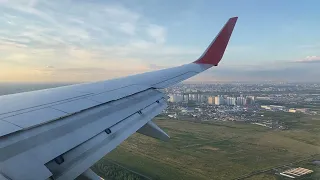 Rossiya Boeing 737-800 landing in St Petersburg