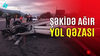 Şəkidə ağır yol qəzası | Kanal S Xəbər