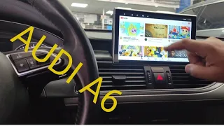 INSTALLATION AUTORADIO ANDROID AUDI A6 C7+CAMERA DE RECUL