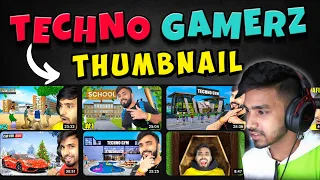 Techno Gamerz jaisa thumbnail kaise banaye ? || How to make thumbnail like Techno gamerz ?