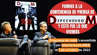 Fuimos a la conferencia de prensa de Depeche Mode y así la vivimos