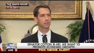 August 2, 2017: Sen. Cotton Speaks on the RAISE Act at the White House
