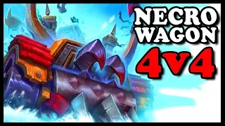 Grubby | "Necro Wagon 4v4" | Warcraft 3 TFT | Nerubian Passage