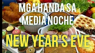 MENU RECIPE FOR NEW YEAR'S EVE