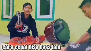 Tutorial dasar bass dan tam hadroh | versi habib syekh, syubbanul muslimin