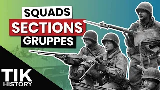 WW2 American, British, Soviet and German Rifle Squad FIREPOWER Comparison