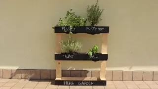 How To Build A Pallet Herb Garden