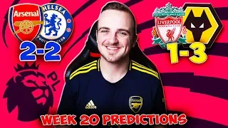 My Premier League 2019/20 WEEK 20 PREDICTIONS!