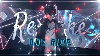 SOLO LEVELING ONE RIDE [AMV/EDIT] ALIGHT MOTION 📱 (FREE PRESETS?) @6ft3 Remake