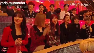 171231 Red Velvet reaction Red Flavor musical at 2017 MBC Music Festival