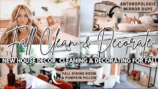 FALL CLEAN AND DECORATE 2022 / CLEAN WITH ME 2022 / FALL DECOR 2022 / ROOM MAKEOVER / BROOKE ANN