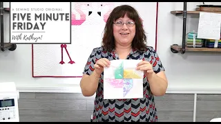 Five Minute Friday: 3D Pinwheel Block