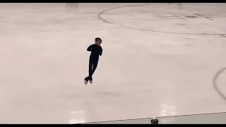 Dasha works on jumps, getting ready for the competition #figureskating  #doubleaxel