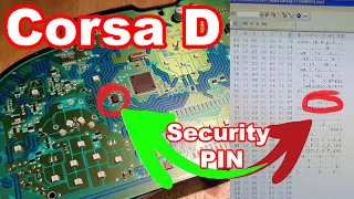 Corsa D security Pin from cluster EEPROM.