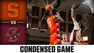 Syracuse vs. Boston College Condensed Game | 2022-23 ACC Men’s Basketball