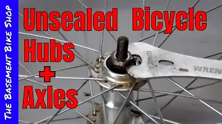 Repairing Unsealed, Loose Ball Bearing Bicycle Hubs- BMX Axle Replacement