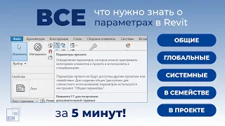 Параметры в Revit за 5 минут!