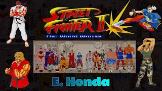 Street Fighter II:  The World Warrior - E.HONDA PLAYTHROUGH