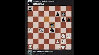 Alexander Alekhine vs Capablanca • World Championship Match, 1927