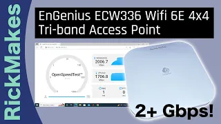 EnGenius ECW336 Wifi 6E 4x4 Tri-band Access Point