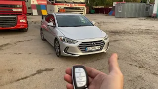 Авто запуск с штатного ключа Hyundai Elantra AD с Pandora Dx4gs plus