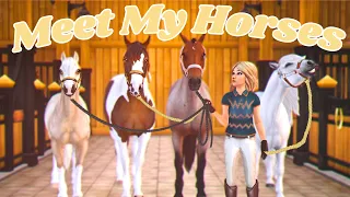 Meet My 4 Horses: Eventers, Projects, & Jumpers II Star Stable Realistic Roleplay