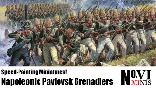 Speed-Painting! | Napoleonic Russian Pavlovsk Grenadiers in 28mm for Black Powder