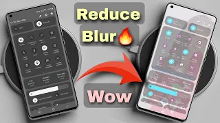 All Samsung Mobile : Notification Panel Reduce Transparency & Blur Level 🔥 2024 latest update