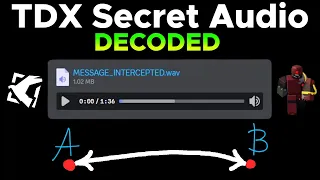 TDX Secret Morse Code Audio Decoded - Tower Defense X Roblox